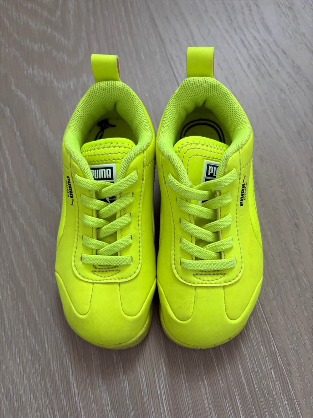 Puma Bright Neon Yellow Kids' Sneakers